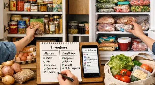 Gérer son inventaire et sa liste de courses sur smartphone aide à savoir comment faire des économies sur l'alimentation.