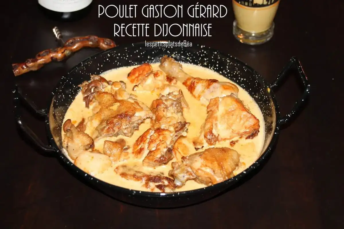 Poulet Gaston Gérard, la recette dijonnaise au Comté
