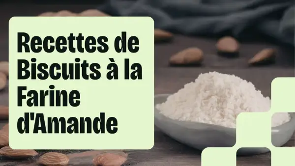 Recettes de biscuits à la farine d'amande. Apprenez comment faire de la farine d'amande maison pour des biscuits délicieux.